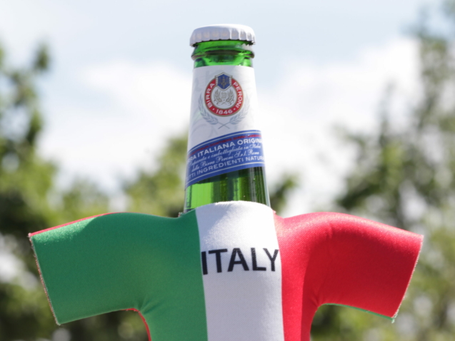 flaschentrikot italy neopren flaschenkuehler italien 2024 fanartikel