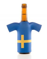 flaschentrikot sweden neopren flaschenkuehler schweden fanartikel 2018